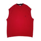 Mens Red Nautica Vest Knitwear Tank Top Jumper