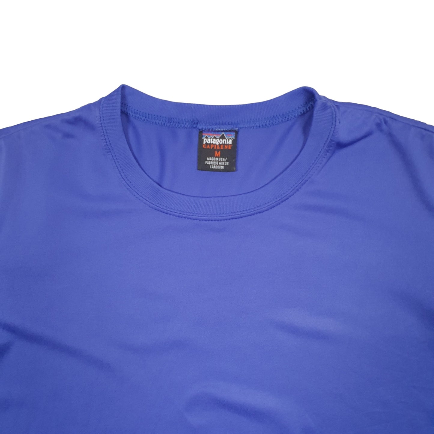 Womens Purple Patagonia Active Sports Short Sleeve T Shirt