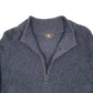 Mens Navy Calvin Klein Chunky Knit Quarter Zip Jumper