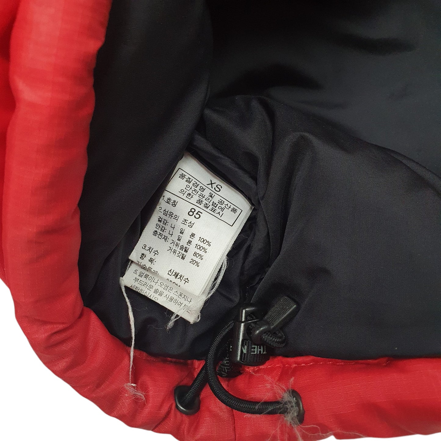 Mens Red The North Face Nuptse 700  Coat