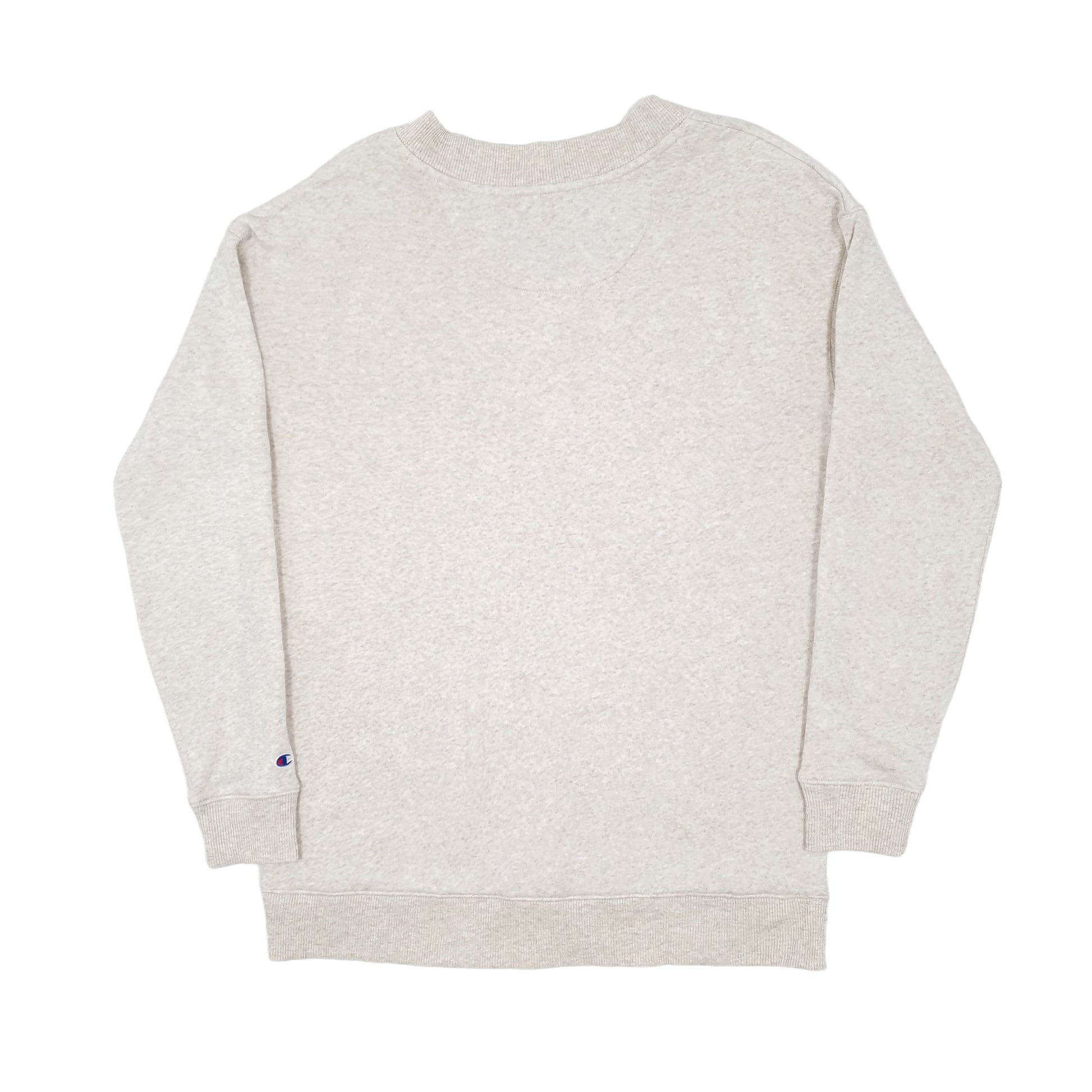 Mens Beige Champion USA College Syracuse V Neck Jumper