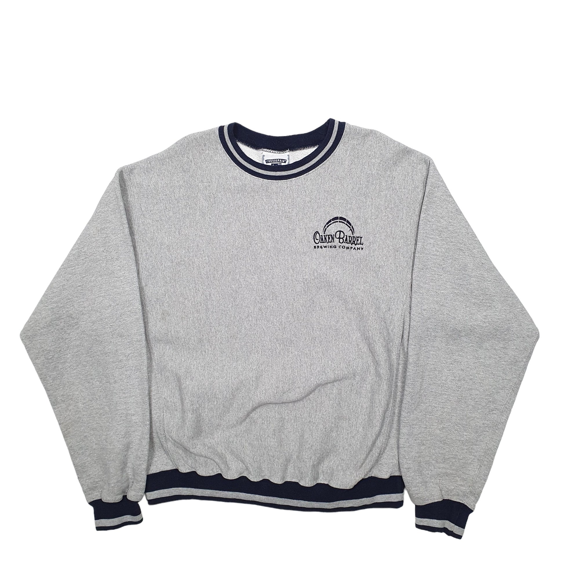 Mens Grey Lee  Crewneck Jumper
