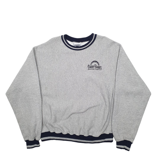 Mens Grey Lee  Crewneck Jumper