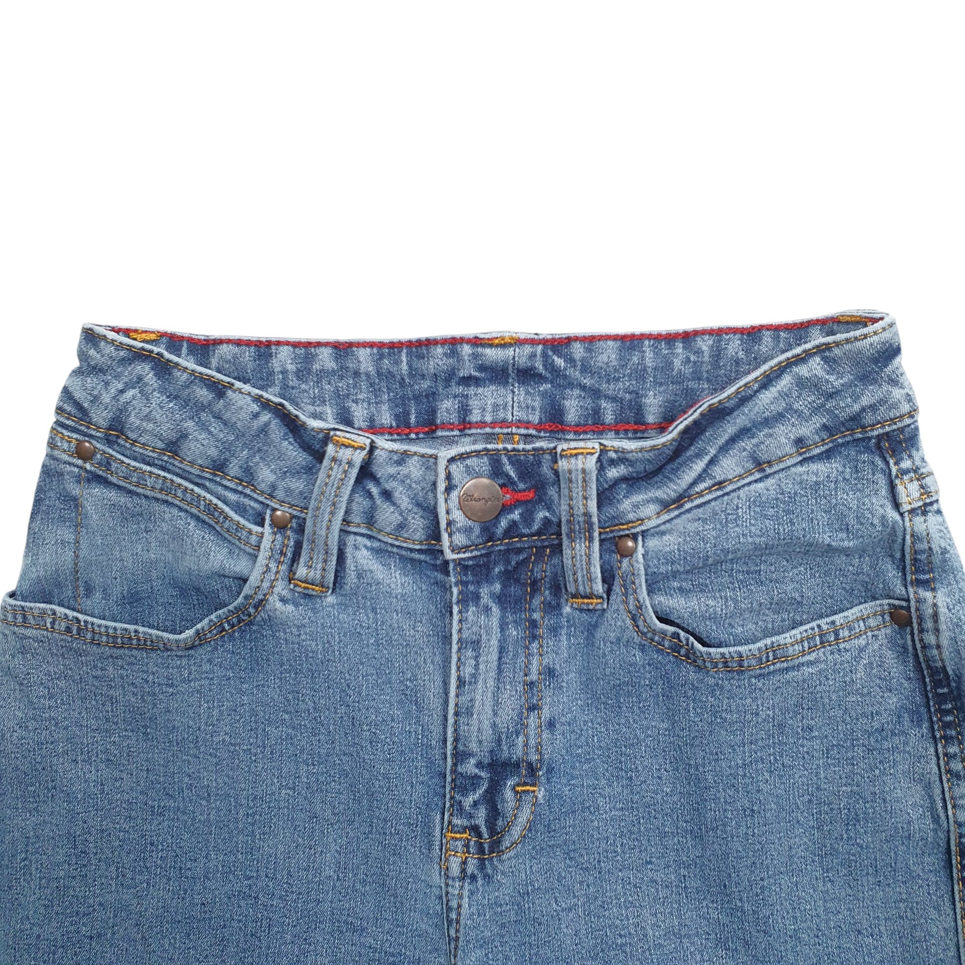 Womens Blue Wrangler Cut Offs Casual JeansW26 L30