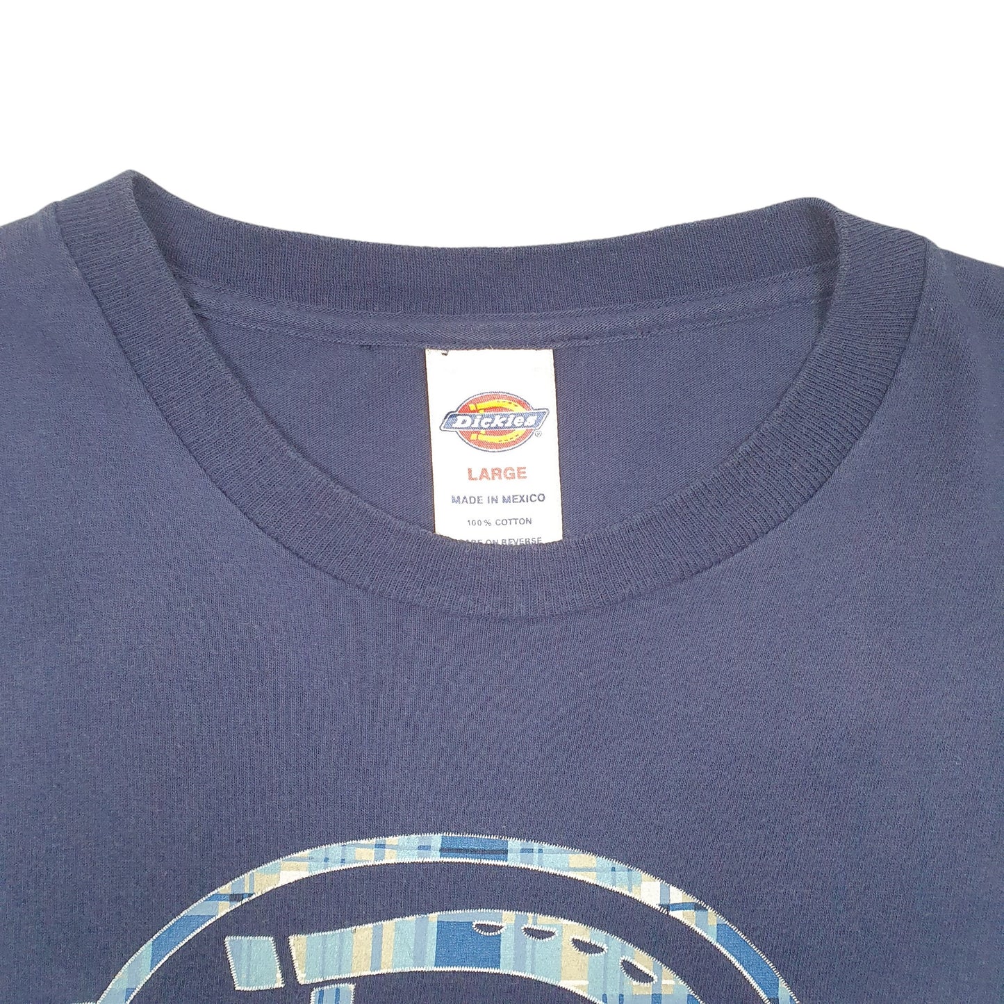 Mens Navy Dickies Classic Logo Short Sleeve T Shirt
