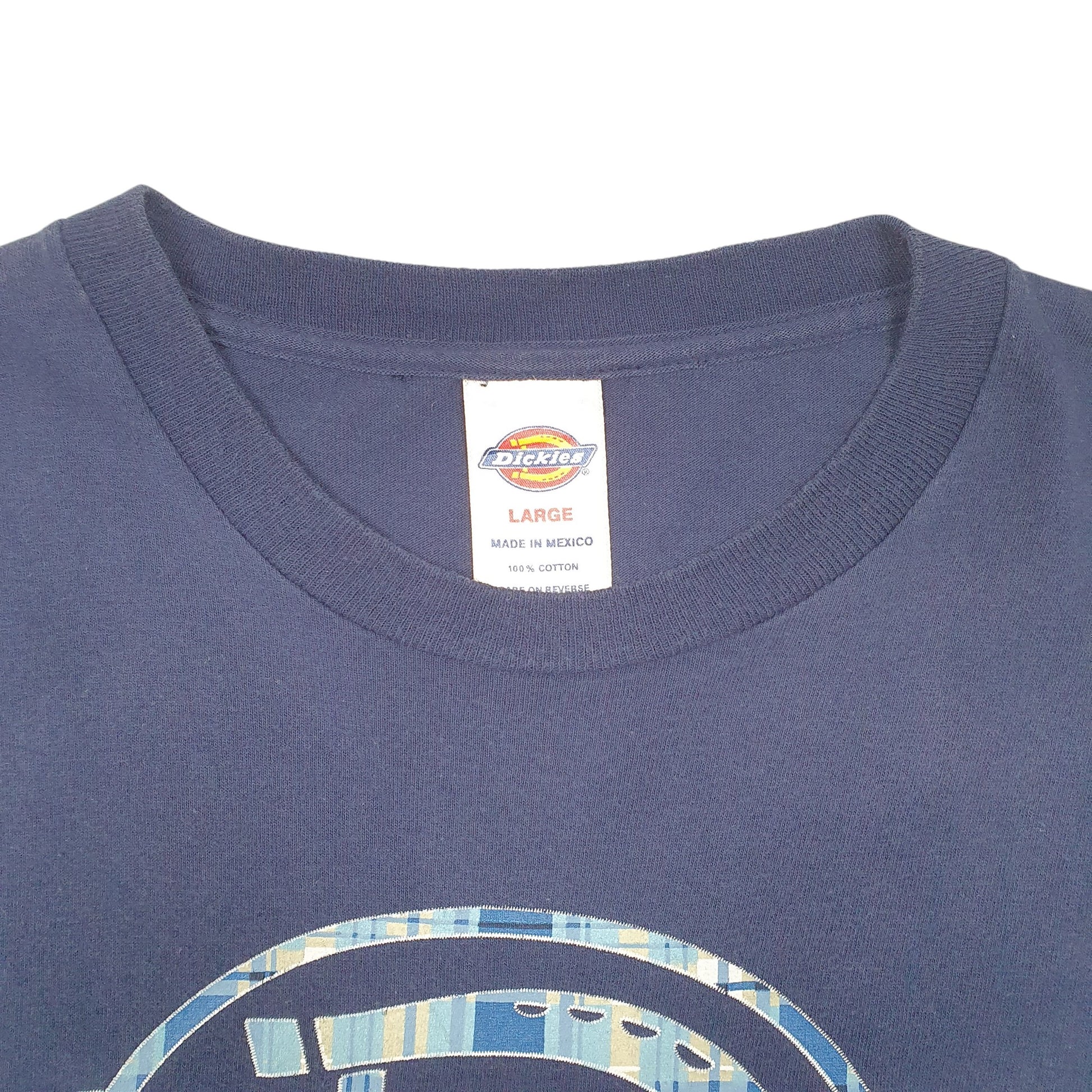 Mens Navy Dickies Classic Logo Short Sleeve T Shirt