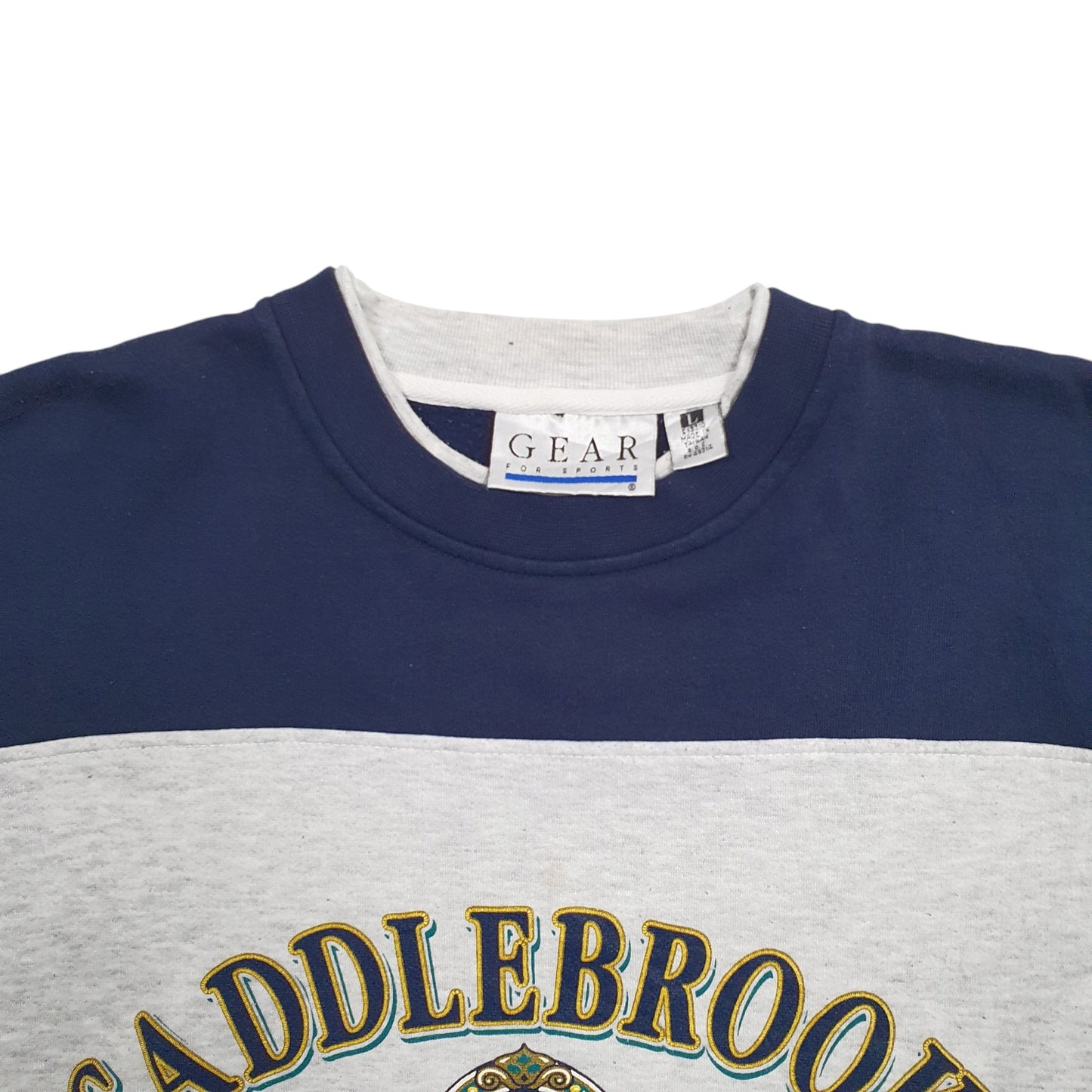 Mens Grey Gear For Sports Saddlebrook Tampa Florida Spellout Crewneck Jumper