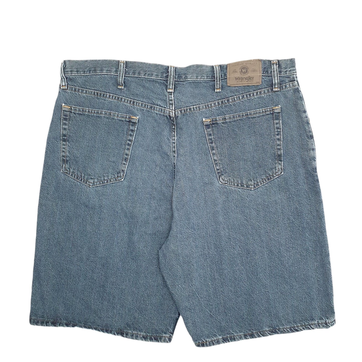 Mens Blue Wrangler Denim Jeans Jorts Denim Shorts