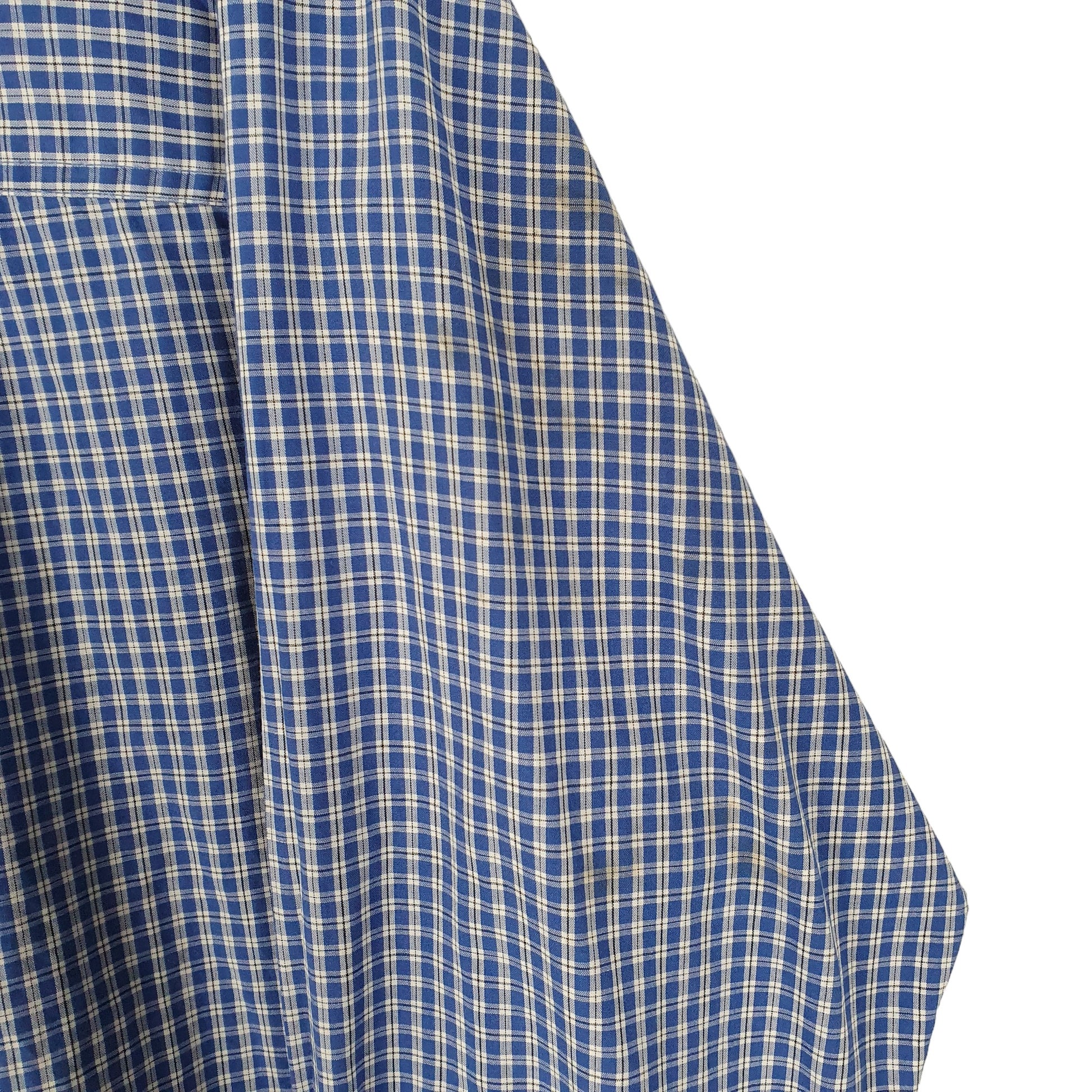 Mens Blue Chaps  Long Sleeve Shirt