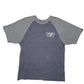 Mens Grey Vans Raglan Custom Fit CA NY Skate Short Sleeve T Shirt