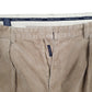 Mens Beige Polo Ralph Lauren Andrew Double Pleated Vintage 1990s Corduroy Trousers