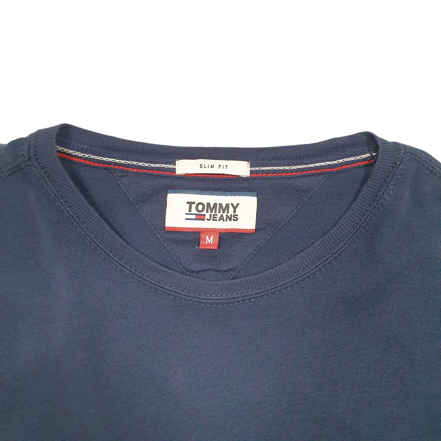 Mens Navy Tommy Hilfiger Slim Fit Long Sleeve T Shirt