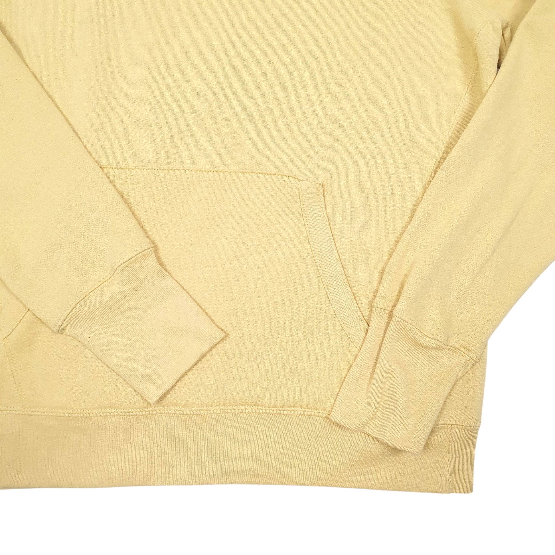 Womens Yellow Champion Raglan Hoodie Jumper