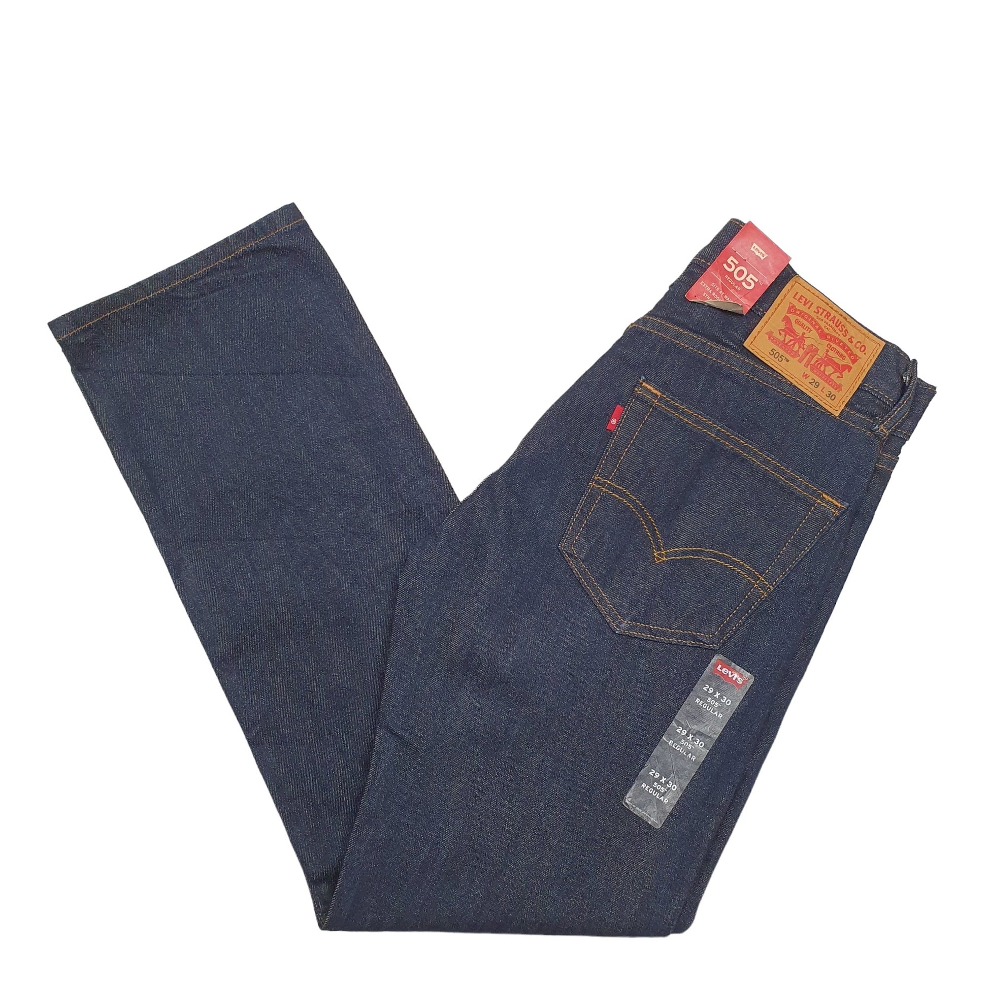 Mens Blue Levis BNWT 505 JeansW29 L30