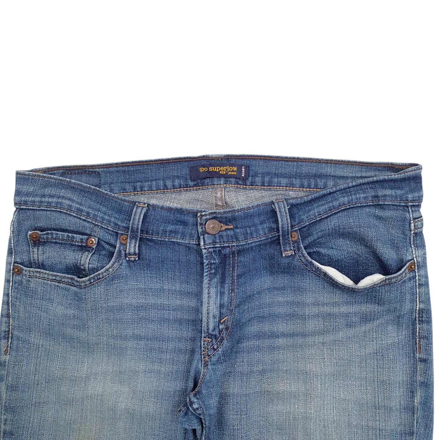 Womens Blue Levis  524 JeansW34 L32