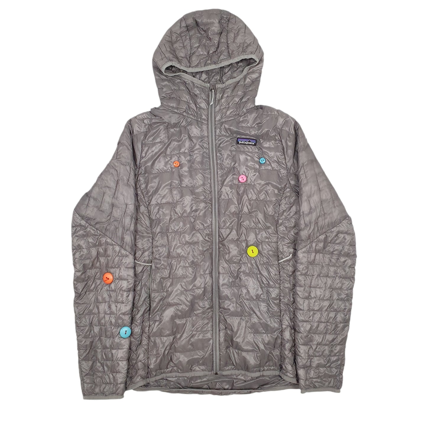 Womens Grey Patagonia Micro Puff  Coat