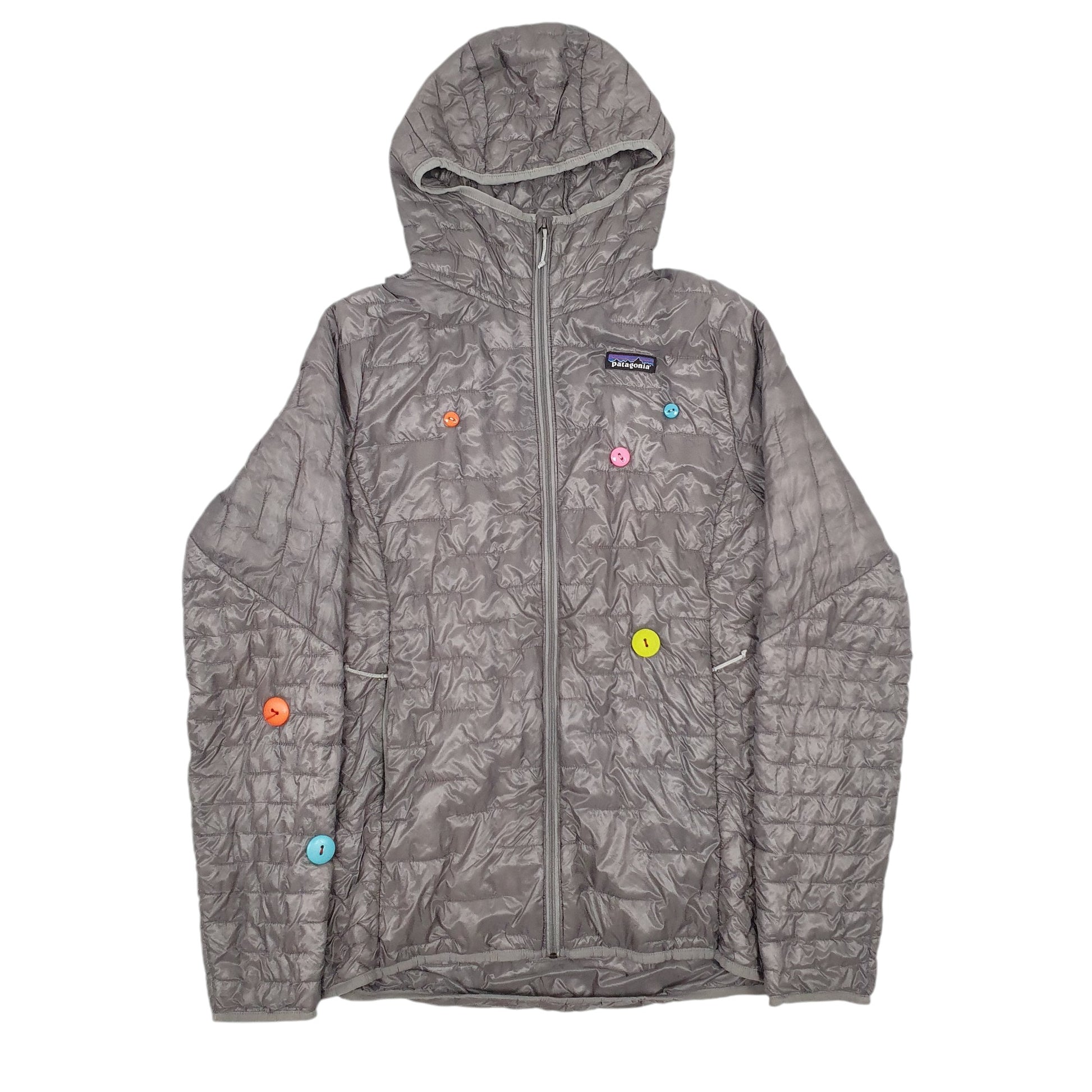 Womens Grey Patagonia Micro Puff  Coat