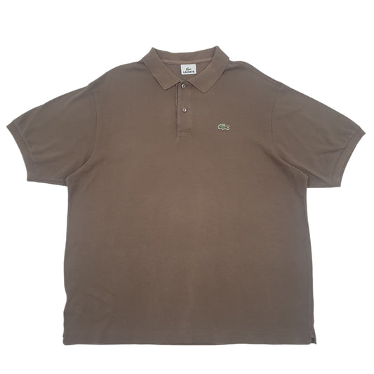 Mens Khaki Lacoste  Short Sleeve Polo Shirt