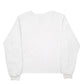 Womens White Disney Cropped Mickey Mouse Crewneck Jumper