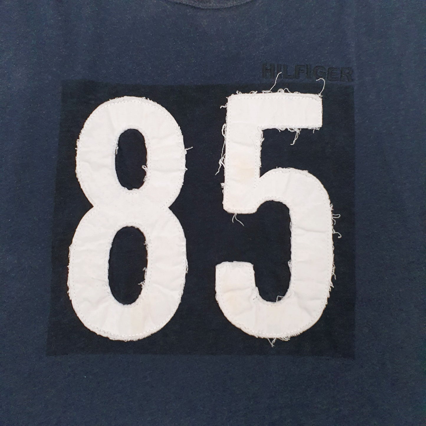 Mens Navy Tommy Hilfiger Embroidery Short Sleeve T Shirt