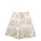 Womens Cream Ralph Lauren Pattern Floral Linen Chino Shorts