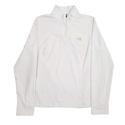 Womens White The North Face  Quarter Zip Jumper