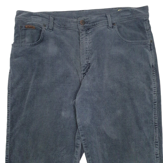 Mens Grey Wrangler  Corduroy Trousers