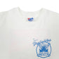 Mens White Hanes Single Stitch Vintage 90s Short Sleeve T Shirt