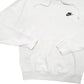 Mens White Nike  Hoodie Jumper