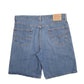 Mens Blue Levis 550 Denim Shorts