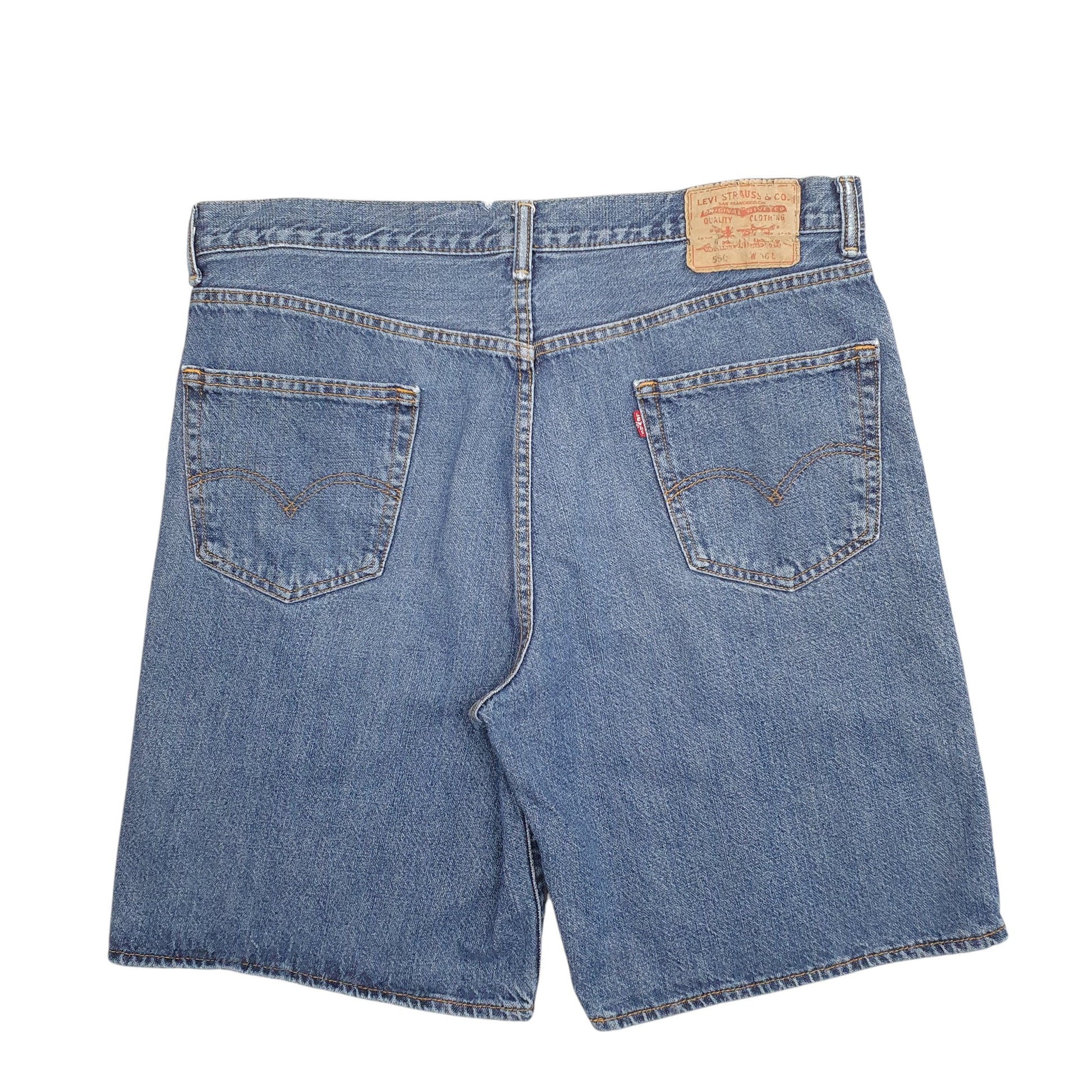 Mens Blue Levis 550 Denim Shorts