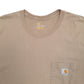Mens Brown Carhartt  Short Sleeve T Shirt