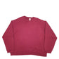 Mens Burgundy Hanes  Crewneck Jumper
