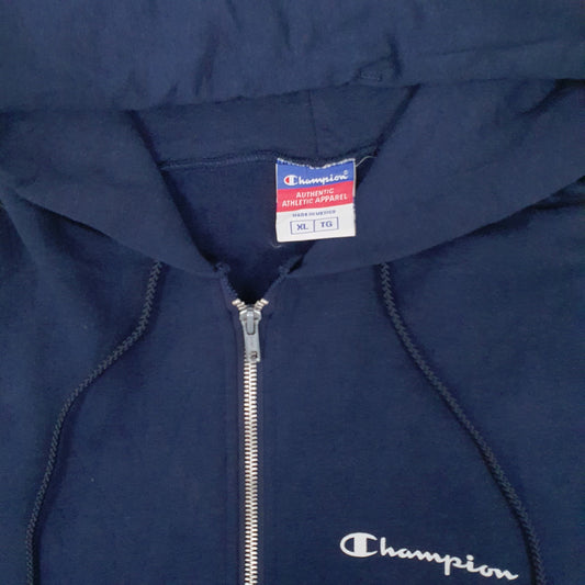 Mens Navy Champion  Full Zip Jumper