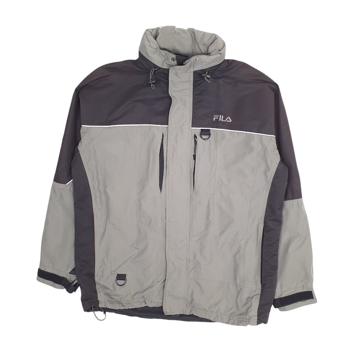 Mens Grey Fila Vintage  Coat
