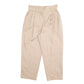 Womens Beige H&M Pleated Chino Trousers