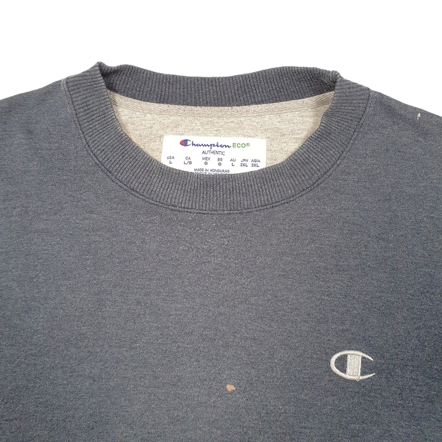 Mens Navy Champion  Crewneck Jumper