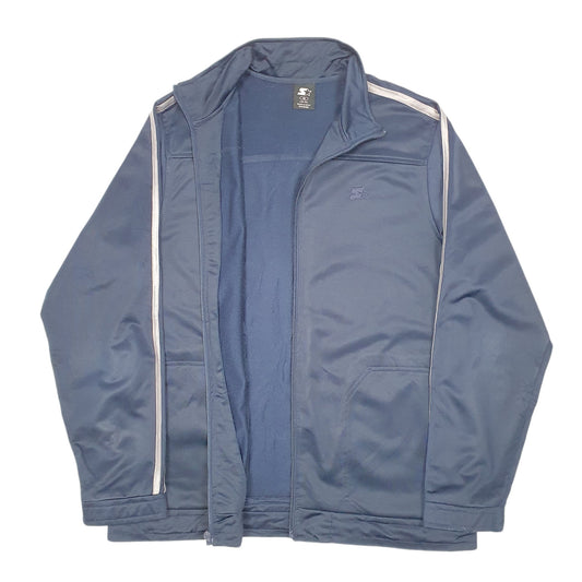Mens Navy Starter Active Track Top Full Zip Jumper