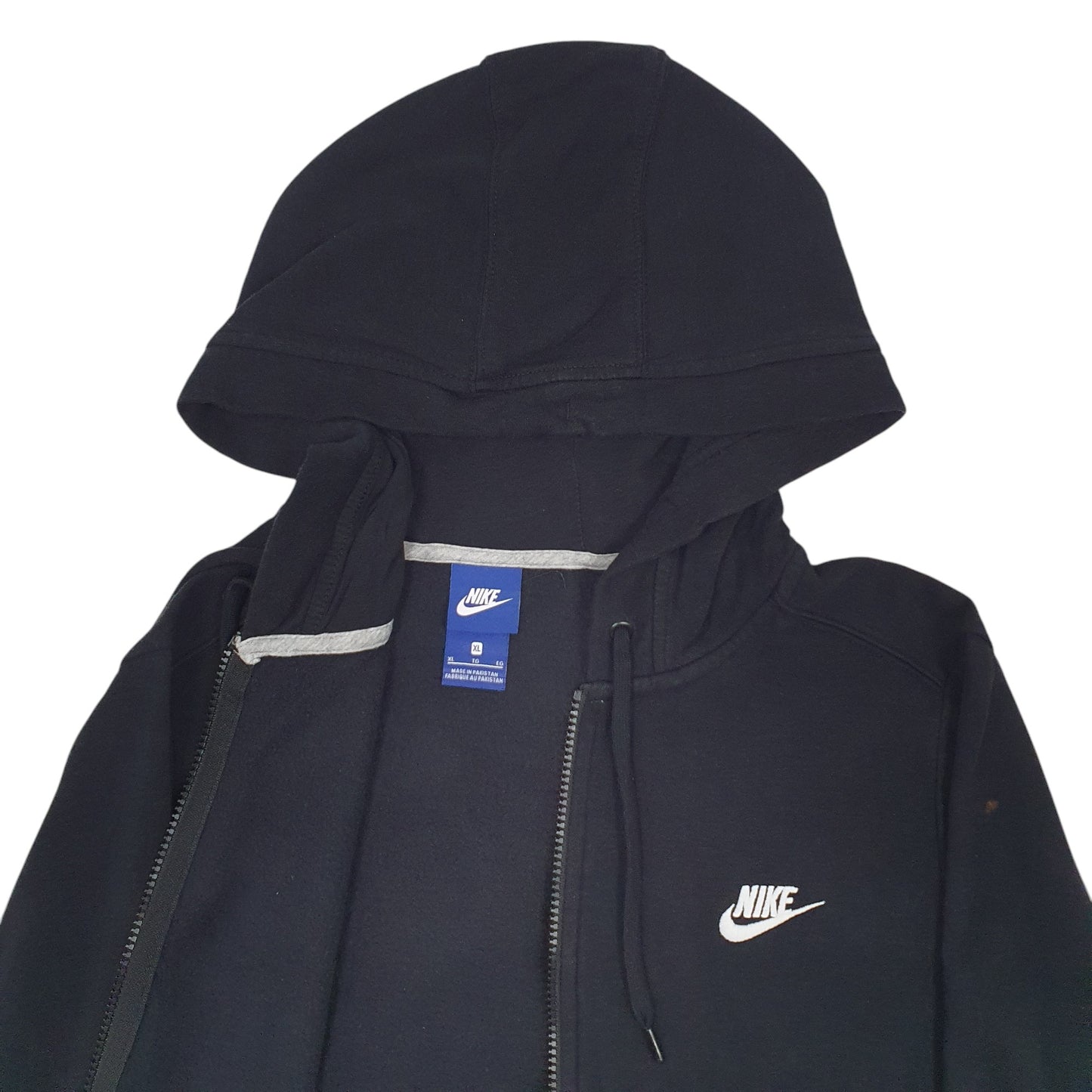 Womens Black Nike  Full Zip Jumper