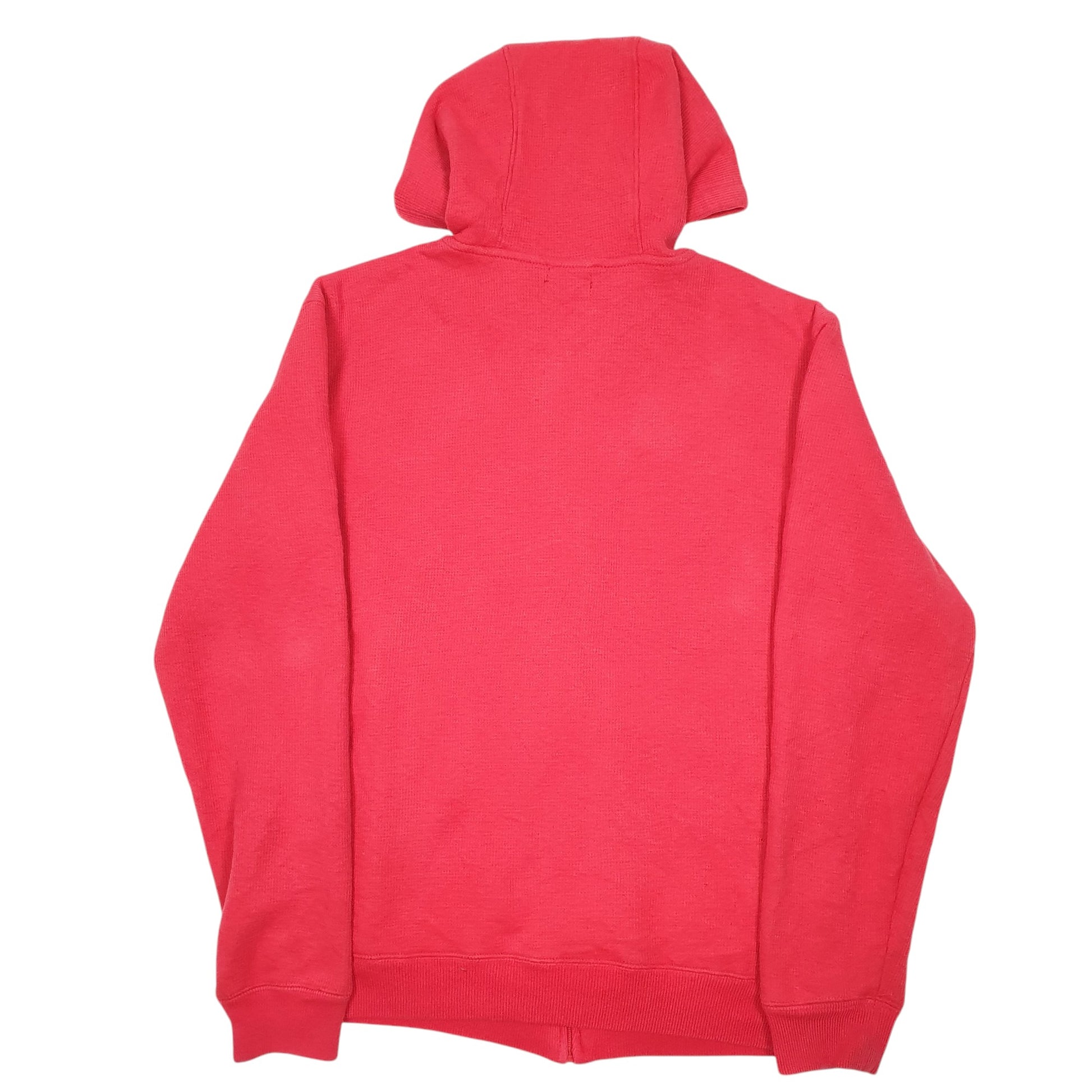 Mens Red Champion Utah Utes Hoodie USA Spellout Lined Full Zip Jumper