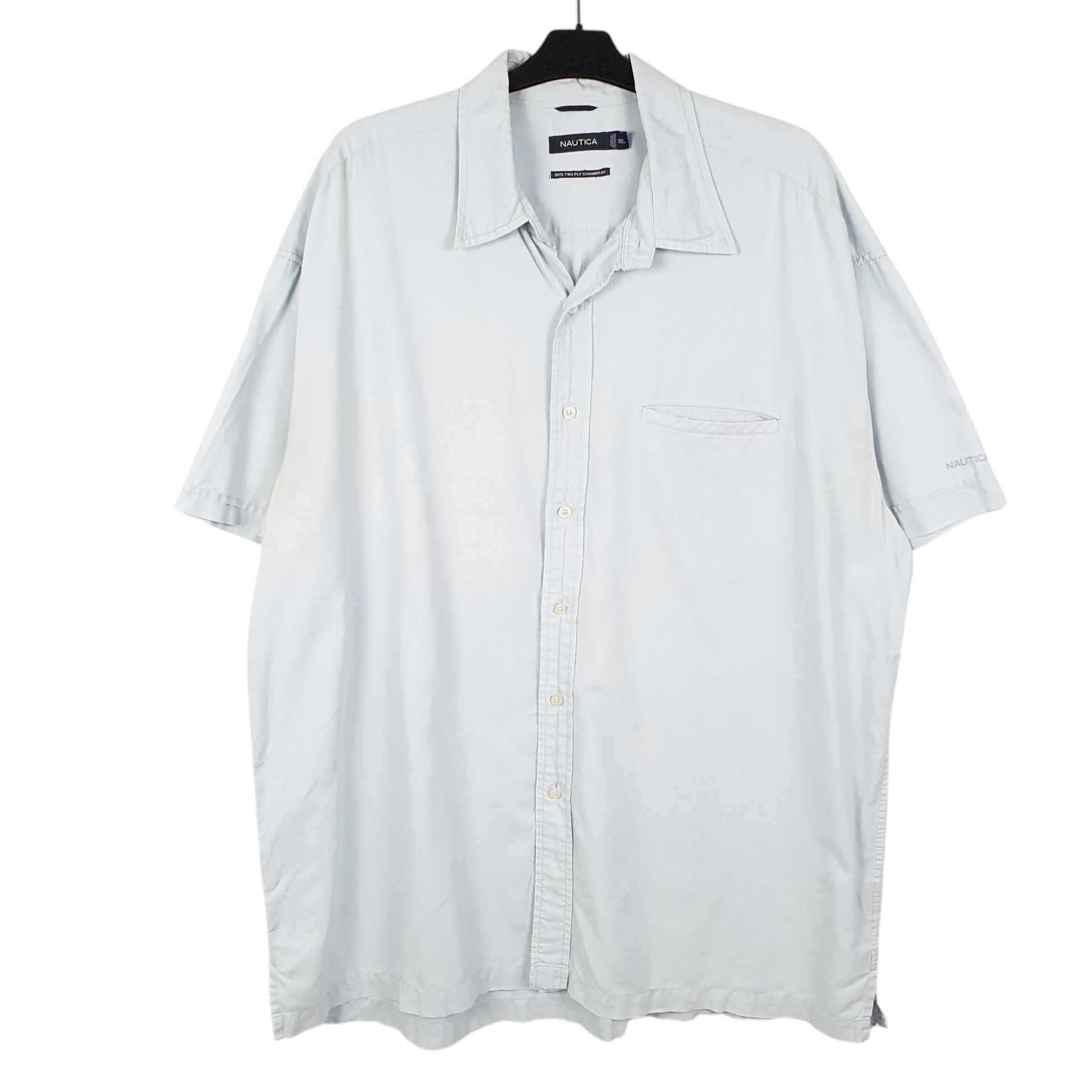 Mens Blue Nautica  Short Sleeve Shirt