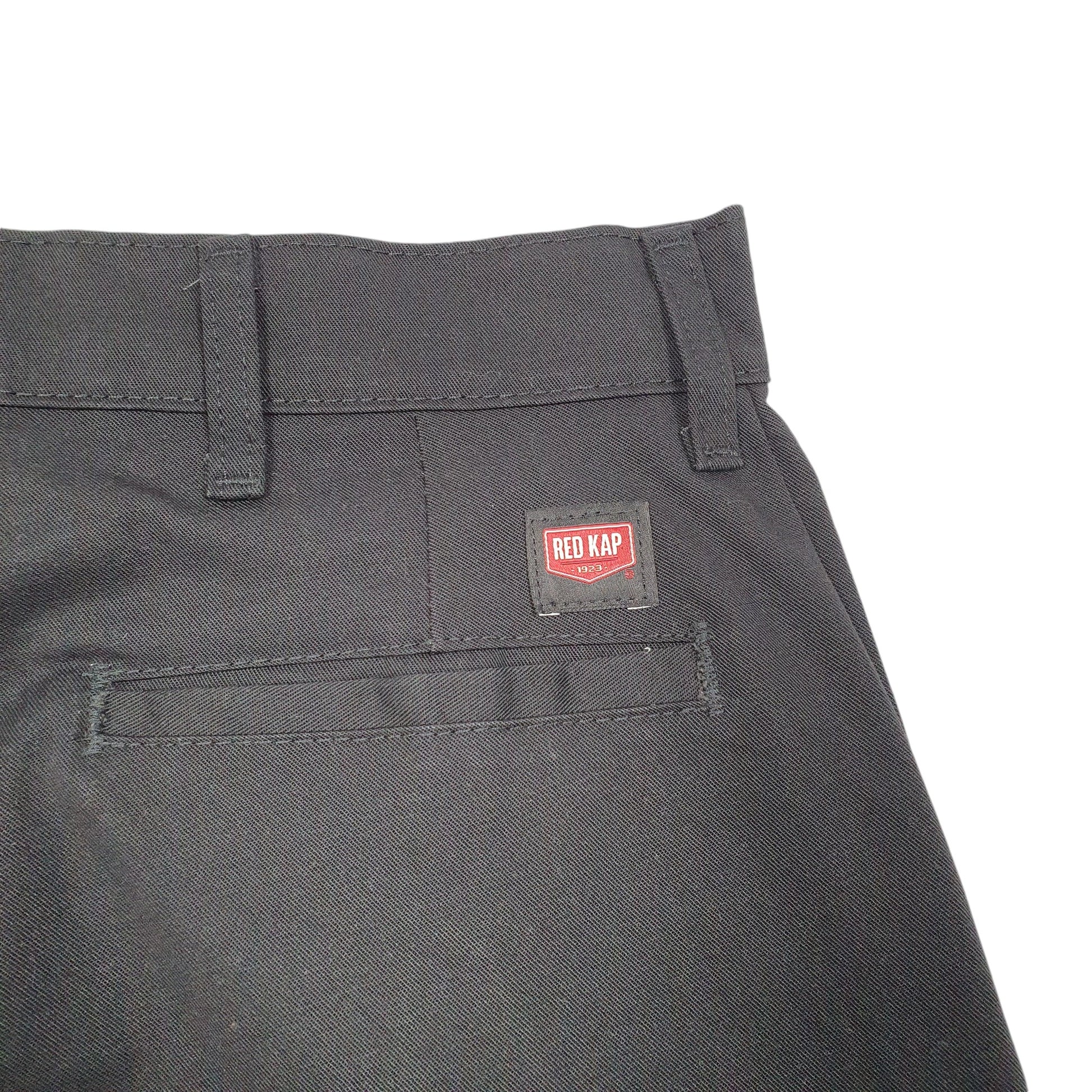 Mens Black Red Kap  Chino Shorts