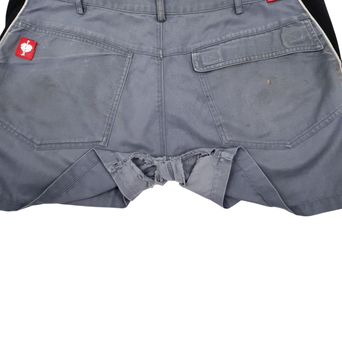 Mens Grey Engelbert Strauss Workwear Carpenter Shorts