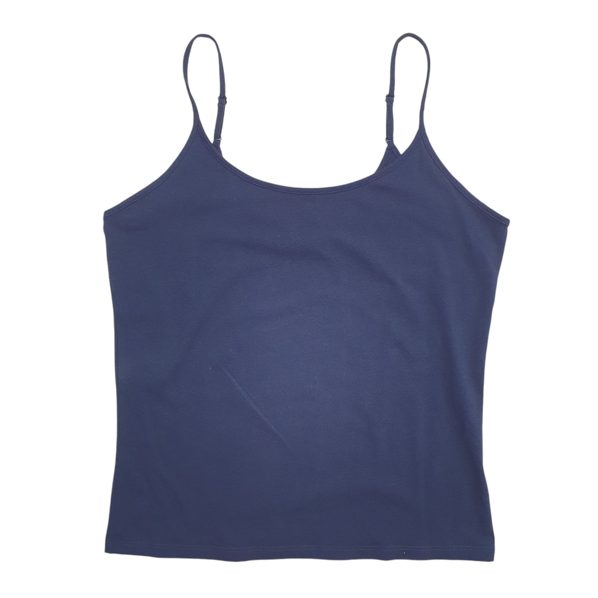 Womens Navy M&S Vest Short Sleeve T Shirt