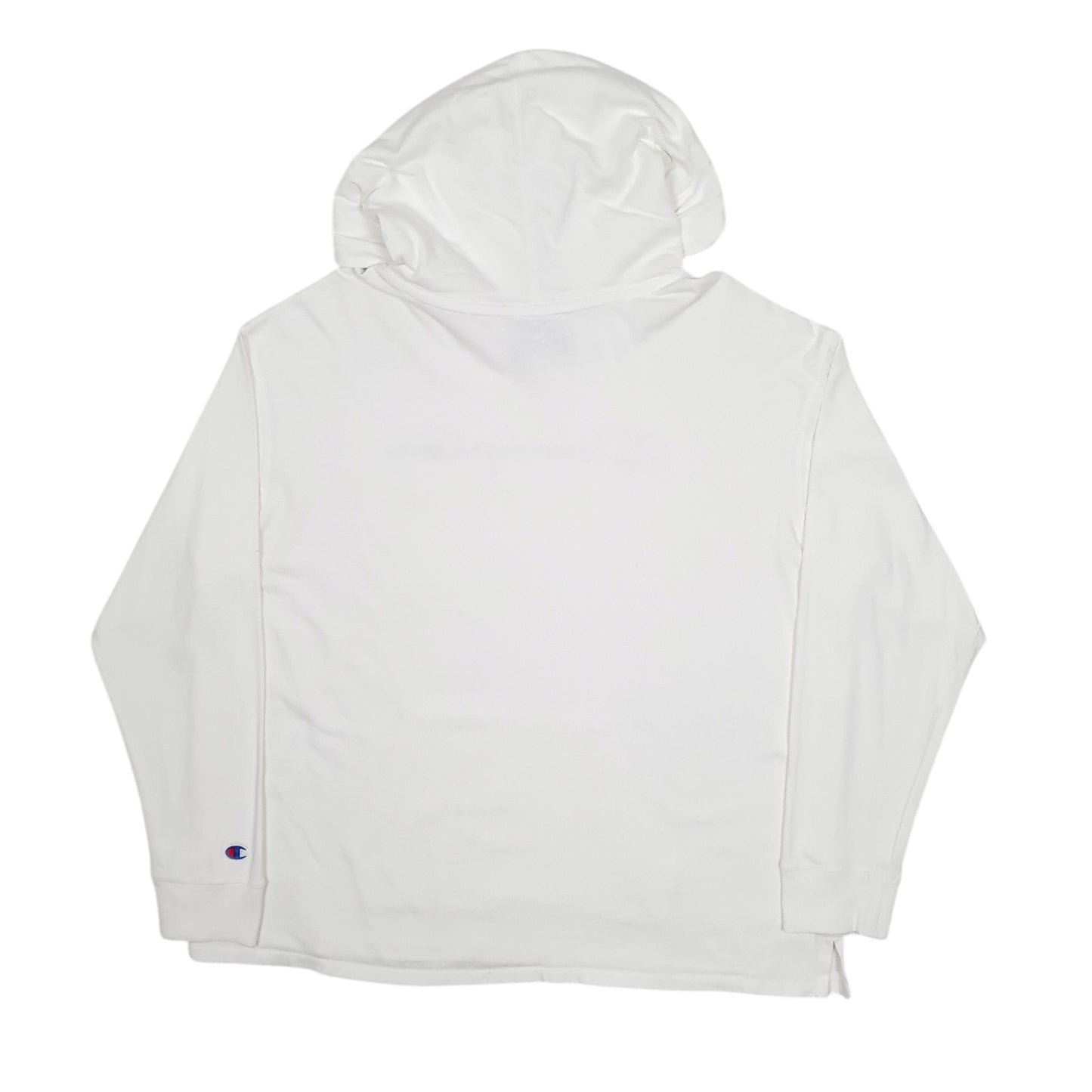 Womens White Champion Lightweight Hoodie Jumper