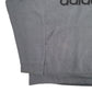 Mens Grey Adidas Spellout Hoodie Jumper