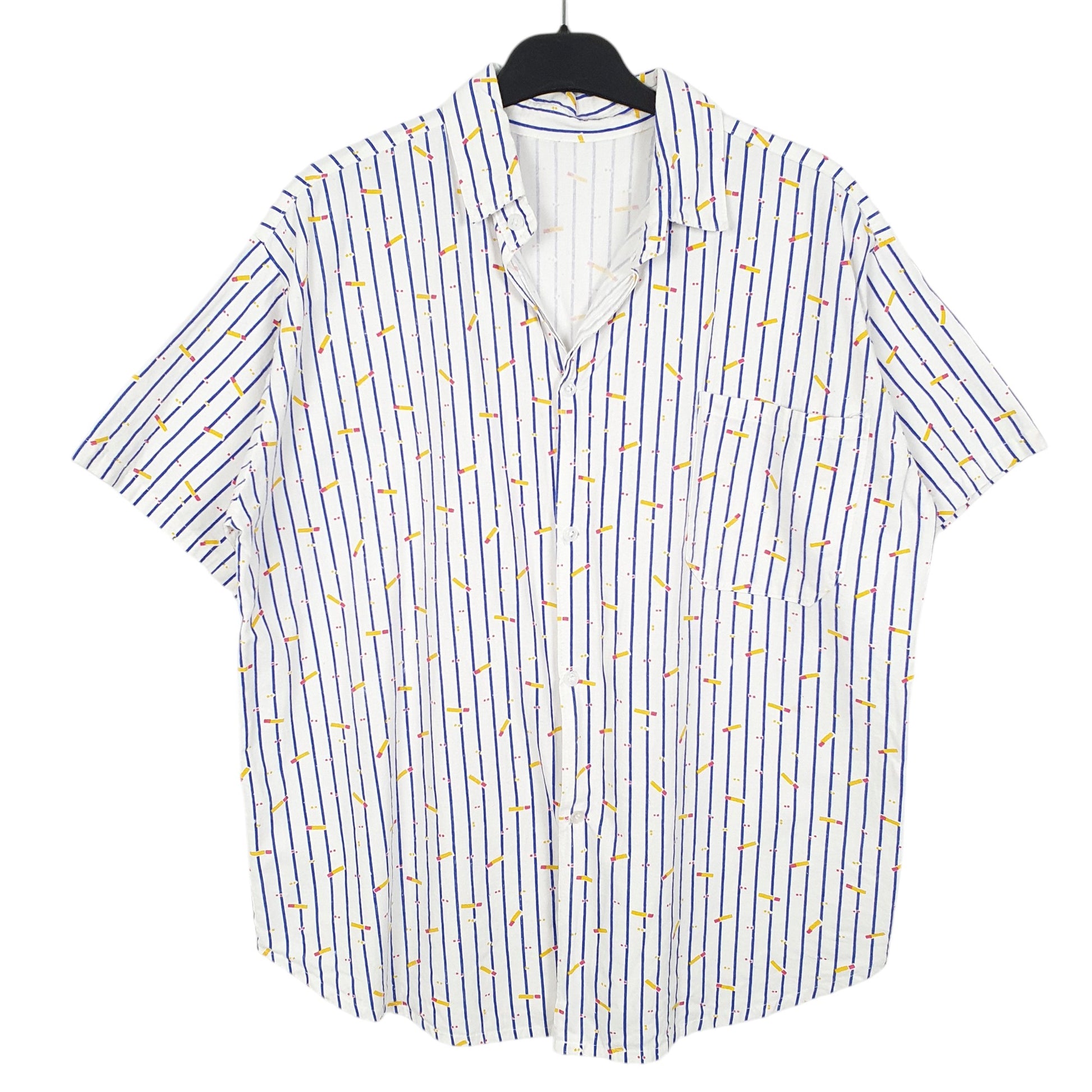 Mens White Unbranded  Short Sleeve Shirt