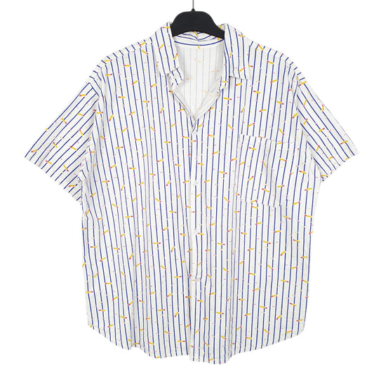 Mens White Unbranded  Short Sleeve Shirt