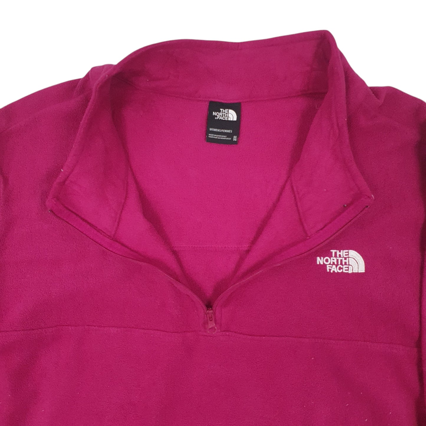 Womens Pink The North Face  Quarter Zip Jumper