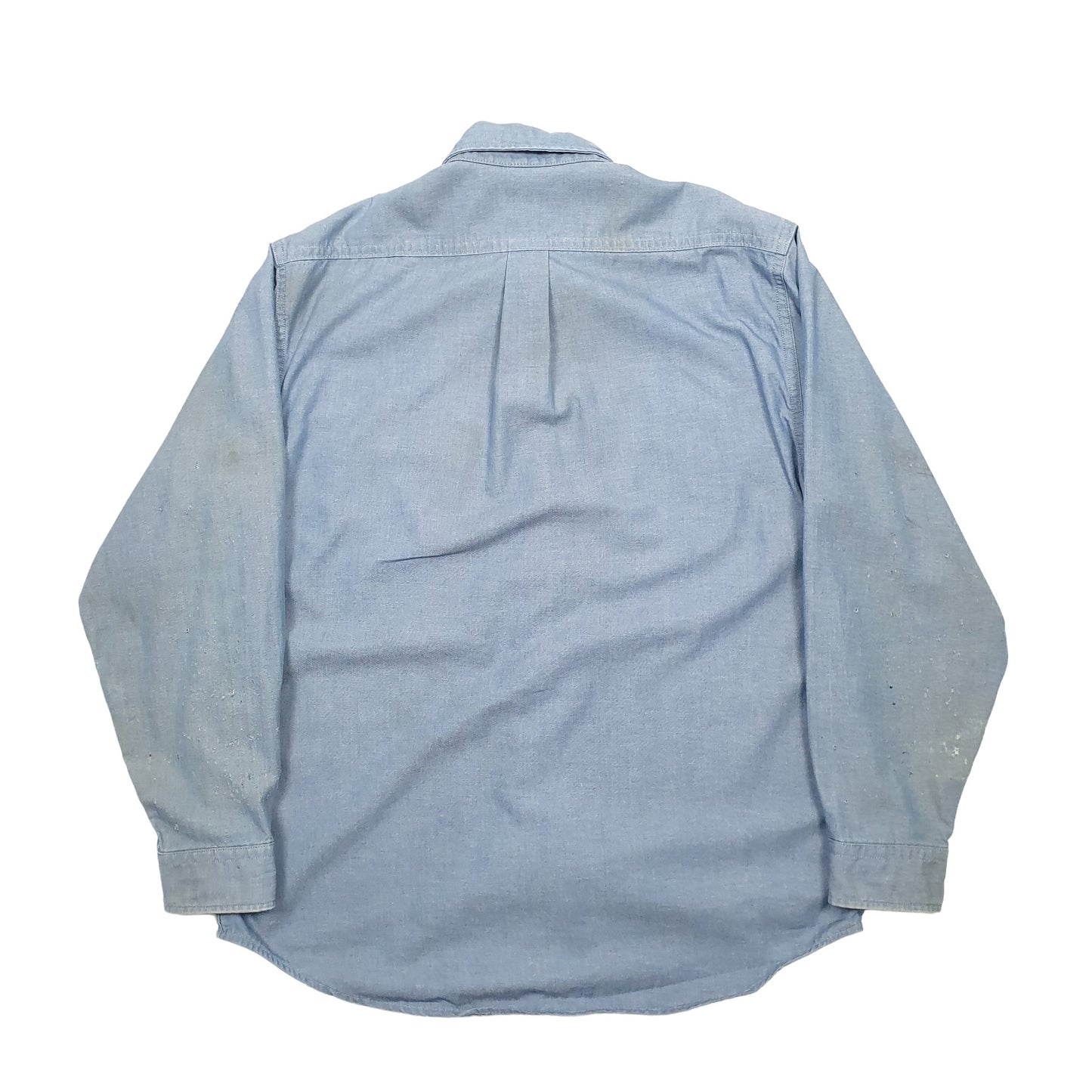 Mens Blue Carhartt  Long Sleeve Shirt